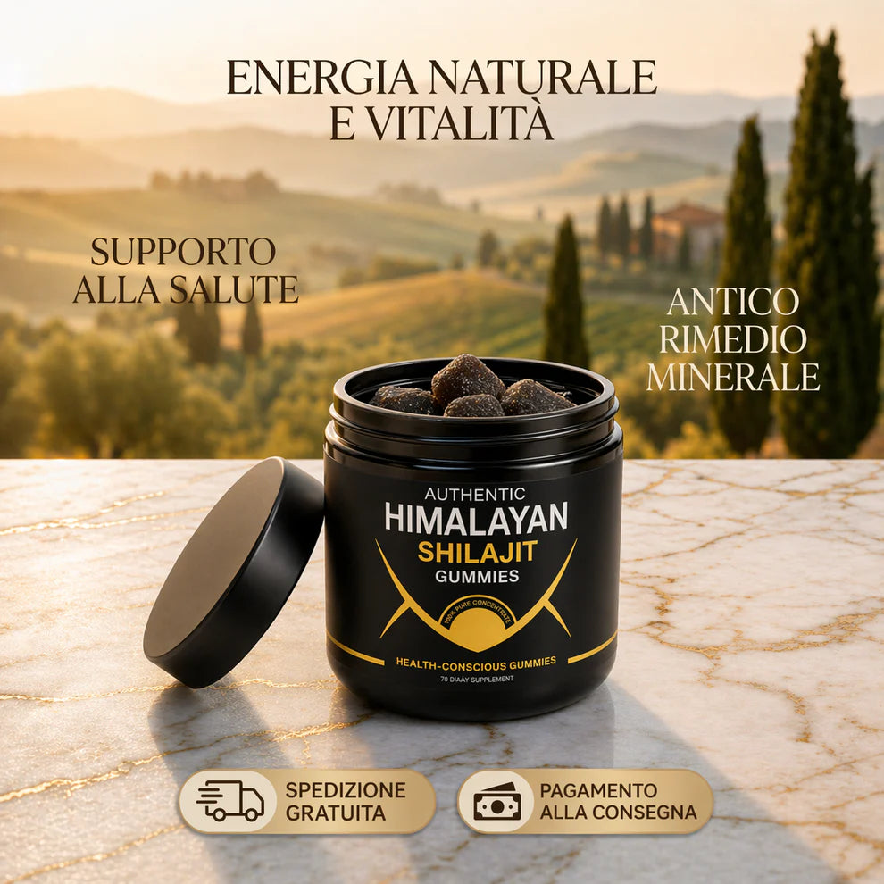 Shilajit Gummies Veltrino™️- Supporto Naturale per Energia e Vitalità