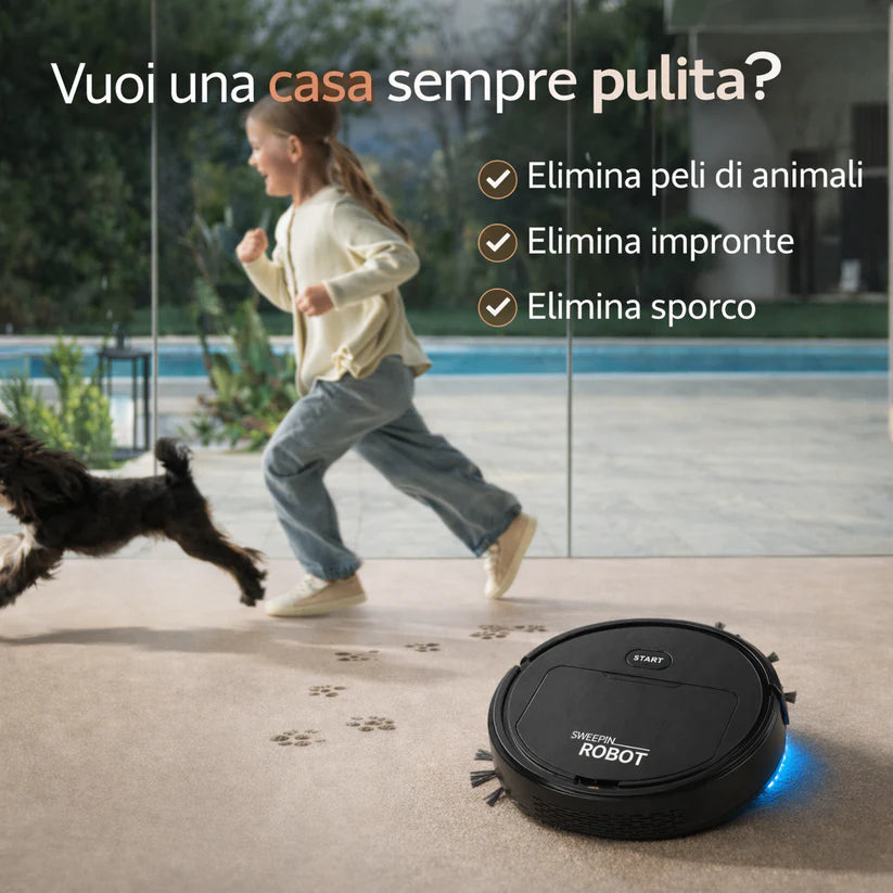 Addio allo Sporco, Benvenuta Pulizia Perfetta - Robot Aspirapolvere Intelligente 🤖