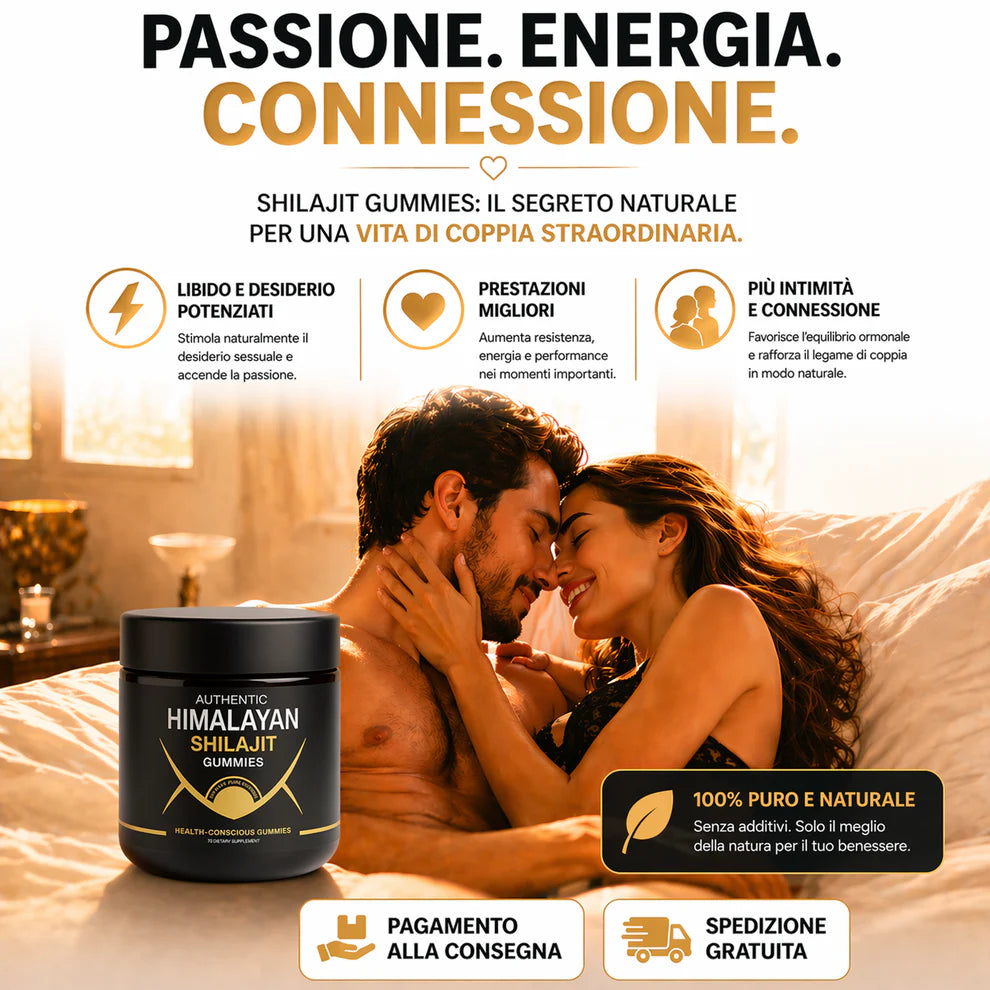Shilajit Gummies Veltrino™️- Supporto Naturale per Energia e Vitalità
