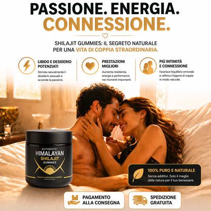 Shilajit Gummies Veltrino™️- Supporto Naturale per Energia e Vitalità