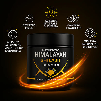 Shilajit Gummies Veltrino™️- Supporto Naturale per Energia e Vitalità