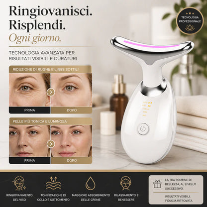 Massaggiatore Facciale Anti-Età | Viso Più Giovane in Poche Settimane