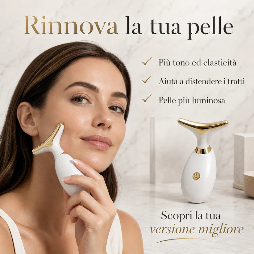 Massaggiatore Facciale Anti-Età | Viso Più Giovane in Poche Settimane