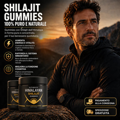 Shilajit Gummies Veltrino™️- Supporto Naturale per Energia e Vitalità